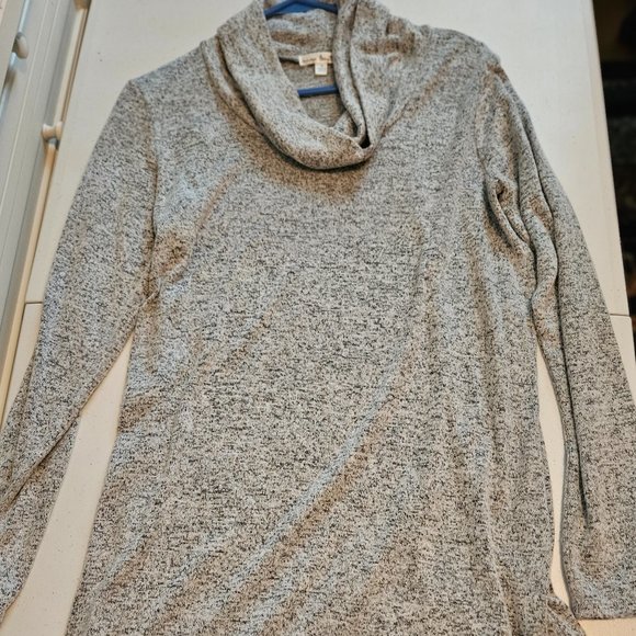 Nine Britton heather grey soft, long sleeve dress, size medium, stitch fix - Picture 1 of 5